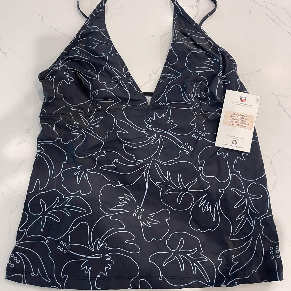 NWT Carve Designs Malibu Tankini